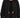 Ellis Bomber Jacket in Black – front view worn open, gold zip, ribbed collar, cuffs and hem