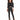 Ride Blazer in Black – full-length front view of the cropped blazer with notch lapels and elbow-length sleeves