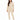 Collar Pants Set in Beige – full-length front view, keyhole cutout sweatshirt and cuffed joggers