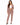 Fiona Jacket Set in Dusty Rose – full-length front view, open blazer and tapered trousers