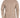 Sean Knit Sweater in Beige – front view on a model, showing distressed holes and rolled crew neckline