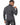 Tyson Sweater in Charcoal Grey – back view on model, turtleneck with ribbed cuffs and hem, worn with black jeans