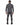 Tyson Sweater in Charcoal Grey – full-length back view with high neck and ribbed cuffs, worn with black jeans