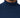 Tyson Sweater in Navy Blue – close-up of the ribbed turtleneck collar and fine knit on a model