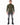 Romeo Turtleneck Sweater in Olive Green – full-length front view with ribbed hem, worn with ripped gray jeans