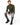 Romeo Turtleneck Sweater in Olive Green – seated model with gray ripped-knee jeans and black boots