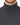 Romeo Turtleneck Sweater in Dark Gray – close-up of the ribbed folded turtleneck collar on a model