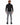 Romeo Turtleneck Sweater in Black – full-length back view worn with gray ripped jeans