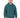 Gordon Hoodie Set in Teal Green – front view of ribbed hoodie with drawstrings and kangaroo pocket on model