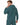 Gordon Hoodie Set in Teal – back view of the ribbed hood, dropped shoulders and matching pants