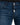 Finn Jeans in Dark Blue – close-up of the front wash with silver button and zip pull