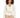 Rhea Jacket in Cream – front view on model with notch lapels, flap pockets and rope drawstring waist