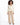 Rhea Jacket in Cream – full-length front view with rope drawstring waist, flap pockets and beige wide-leg pants