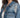 Jolie Denim Jacket in medium blue wash – close-up of the shoulder rip, flap chest pocket and silver buttons