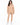 Furry Pants Set in Camel – full-length front view, fluffy hood trim, black drawstring hem, joggers