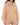 Furry Top Set in Camel – front view with fluffy hood trim, kangaroo pocket and drawstring hem