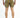 Rear view of Men's Quick-Dry Swim Trunks in Carbon with black and gold geometric star print and elastic waistband.