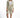 Vera carbon grey oversized tailored blazer with buckle belt detail and matching shorts on model.