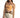 Model wears a peach Bailey Ribbed Crop Tank with spaghetti straps and cream trousers against a white studio background.