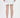 Back view of the Nina cream skirt set featuring a mini skirt and cropped blazer paired with tan block heel sandals.