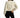 Back view of a woman wearing the cream Ellis Bomber Jacket, a streetwear essential with an oversized urban fit.