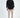 Back view of Kaiden washed black denim shirt on a model, featuring a slim fit and streetwear aesthetic.