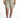Vera light grey high-waisted tailored linen suit shorts with pleated front, matching tie belt, and chic city fit.