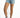 High-waisted Journi light blue washed denim cutoffs with raw frayed hems and distressed details on a model.