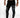 Men's black distressed joggers with graphic blind frame patches in a slim-fit streetwear style.