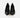 Pair of sleek black carbon pointed-toe stiletto pumps, high-angle front view on white background.