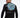 Men's Carbon Jeans black long-sleeve graphic t-shirt with teal streetwear print and 'Live for today' quote on the back.