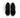 Top-down view of AH Urban Streetwear Sneakers in carbon black with mesh fabric and white soles on a clean background.