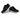 AH Carbon black mesh urban streetwear sneakers with white soles and triangular side branding on a white background.