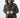 Men's Philip Puffer Coat in black with faux fur trim hood and streetwear quilted design.